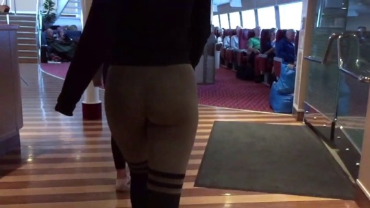 themallhunter:  Perfect teen ass on ferry 