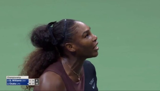 tani-b-art: swolizard: Serena Williams standing up for herself while referee accuses