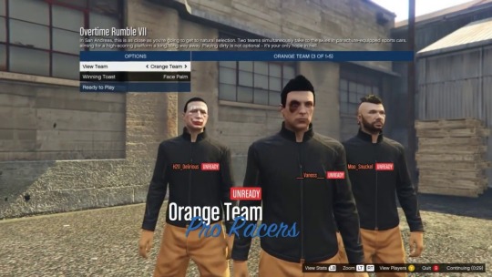 remylebeau226:  GTA 5 Online Funny Moments - The Off Season Runback (Overtime Rumble Game Mode)Delirious wants to be on Vanoss’s team.