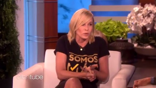 emotionalempowerer:   Thank you Chelsea Handler for your honesty, despite an obviously unsupportive and biased audience.   