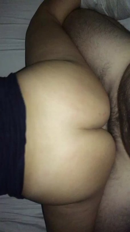 sexy-naughty-couple:  My baby girl throwing her ass back while I fill her with cum 