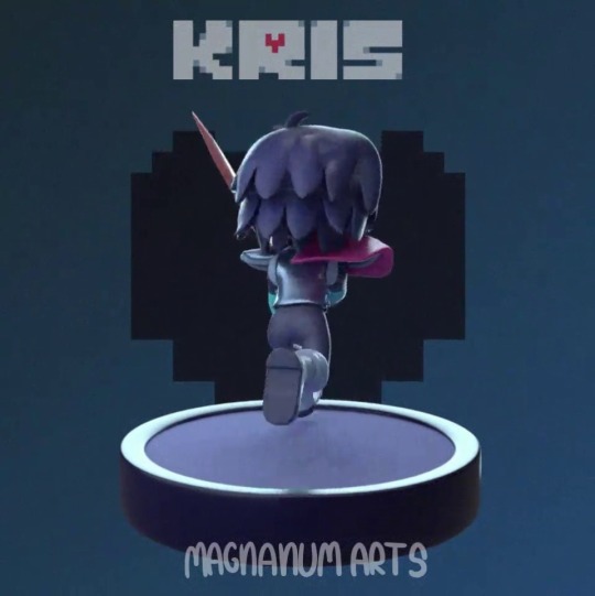 magnanum: It’s Deltarune’s very own protagonist,  Kris! 