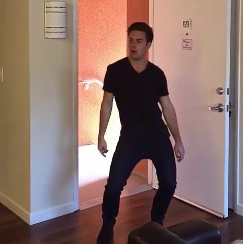 tooiconic:  prancingtrashcan: sims entering a room where there is music playing  are we not going to ask about the song 