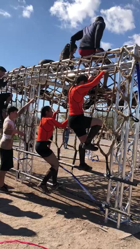 My best friend &amp; I did our first mud race this weekend 💪🏼💪🏼🧡