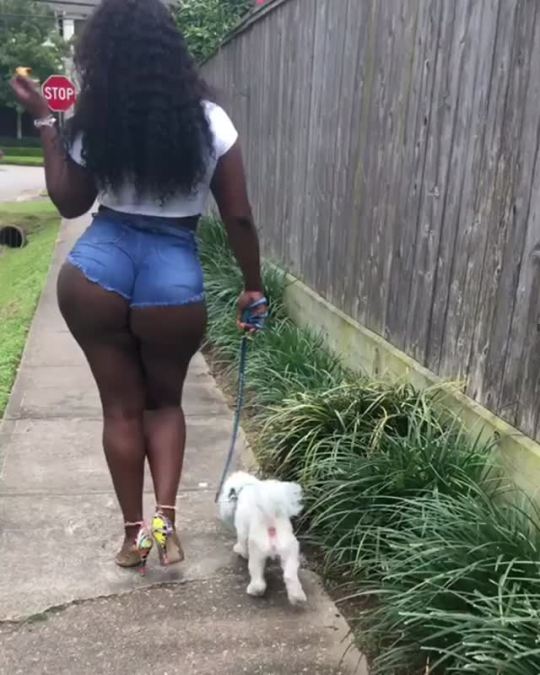 she2damnthick: @_blackgabbydoll damn all that booty 