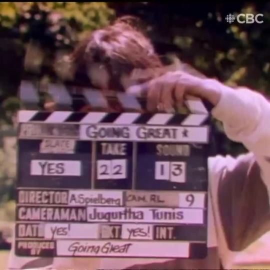 When Keanu Reeves was a junior reporter for the CBC.