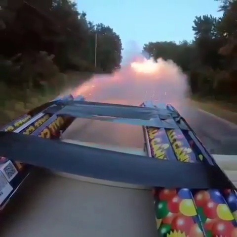 olderandhumbler: woodworkingmachines: Live rocket.    This needs to be added to that “why women live longer” set of videos  