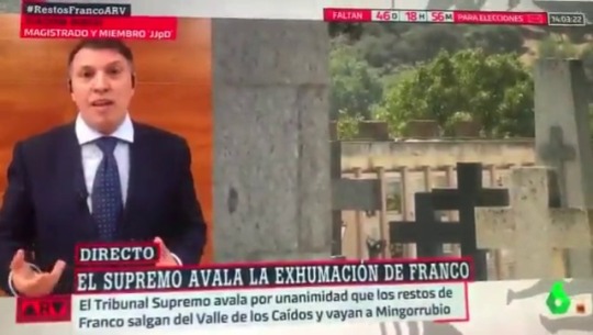   @JoaquimBoschGra·Un representante de la familia de Franco decía hoy que se vulneraba su derecho a enterrar a un pariente donde quisieran. Se le olvidó mencionar que los familiares de más de 100.000 asesinados por el franquismo ni siquiera saben
