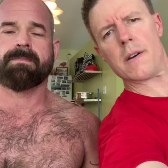 realmenreallife:Handsome and furry Mark, shoot two. 😊❤️🐻🔥