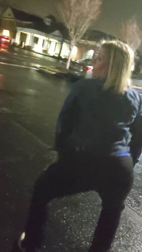 pawg2323:This nonsense occurred this past Wednesday after work and directly after a free drug rep dinner where I consumed wine on a Keto stomach. Lawd 🤦🏼‍♀️😂#BootyShakingInScrubsInTheRain ☔🌧️🌀 #100PercentWhiteGirlWithWhiteMoves