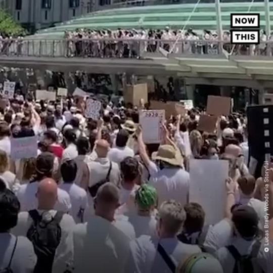 Thousands of protesters came out for a Black Trans Lives Matter rally in NYC days after two Black trans women, Riah Milton and...