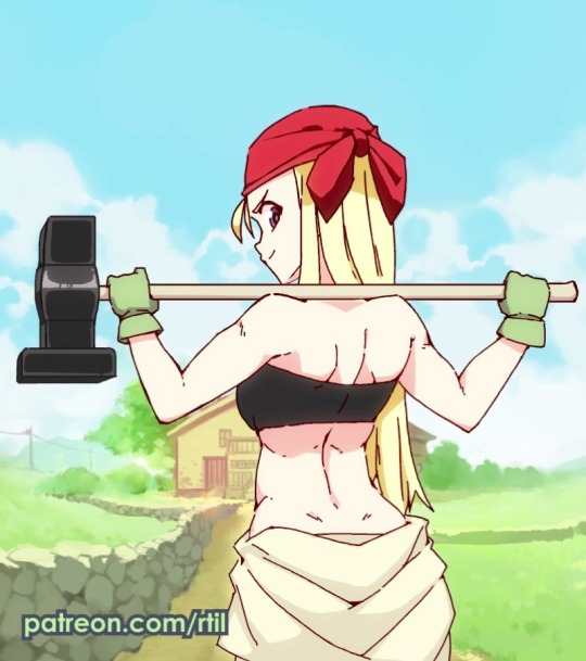 rtilrtil:   Winry Rockbell 🛠️ ready to pound some automail Nominate & vote on animations i’ll make next on my Patreon!    twitter | insta | patreon   