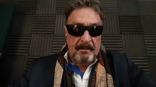 John McAfee continuing to be the most normal man alive