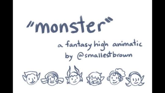 here it is! little FH animatic (or whatever it’s called when you storyboard to a song), featuring “monster” by dodie. (also...