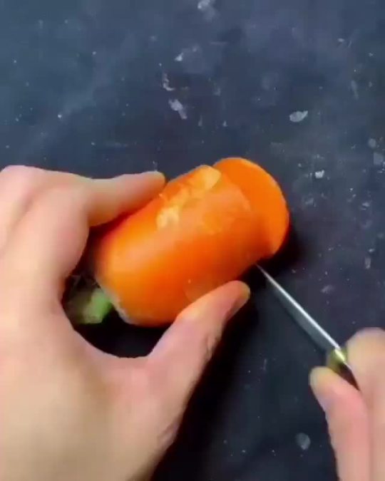 Cuboctahedron made of carrot
