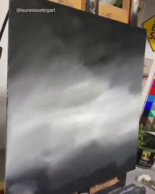 fluffygif: What a magical painting by Laurasbeatingart