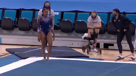 blackexcellence:  zeedaye:Nia Dennis, from UCLA, 2021 Floor ExerciseWe love to see