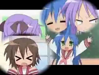 despazito:oldwebtreasure:Lucky Star Paffendorf meme from NicoNicoDouga, 2008. looking back at the primitive editing used to make early 2000s memes on windows XP is like seeing paleolithic stone tools