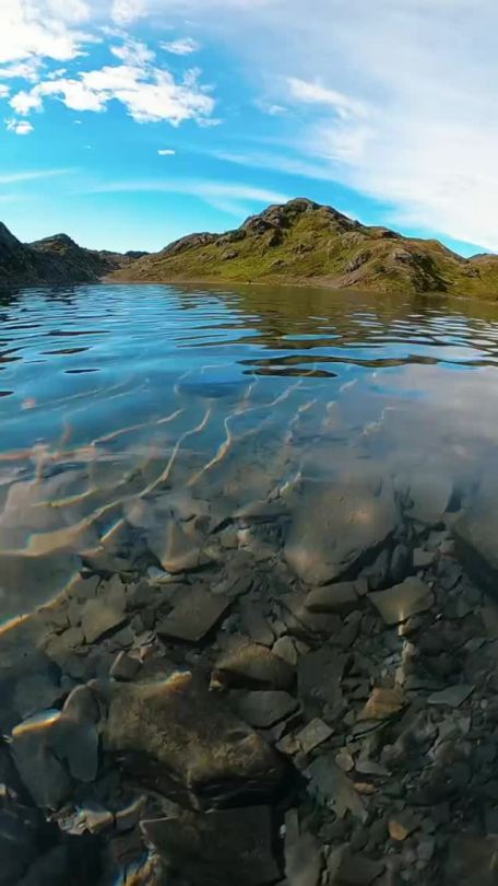 visual-infinity:johnderting😍The flow of these underwater light rays in this very remote Alaskan lake located in Valdez is simply beautiful!.It’s very rare to find lakes this clear in Alaska because most are ridden with silt and dust particles from