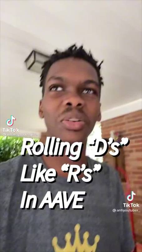 metalheadsforblacklivesmatter:Don’t mind me just learning about AAVE.https://vm.tiktok.com/ZM819pm4Q/-fae