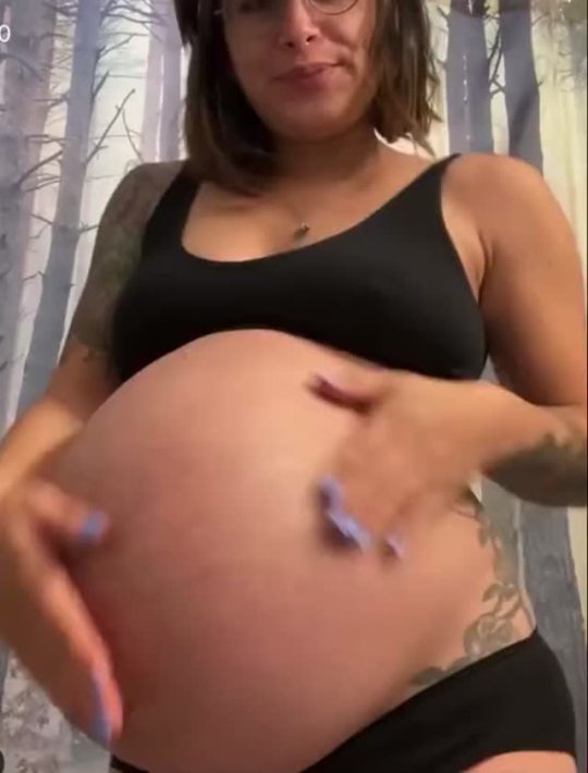 Big Sexy Pregnant Belly