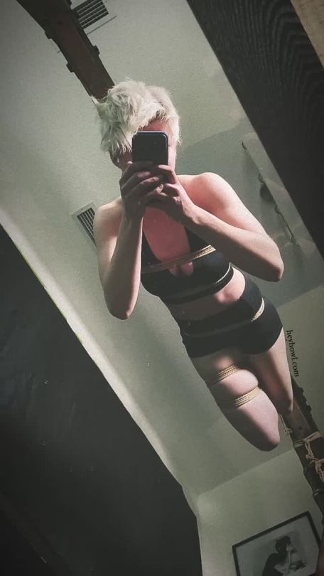 hey-howl:just snow day things ❄️ co-tie with my love [shop | instagram | twitter | fetlife] 