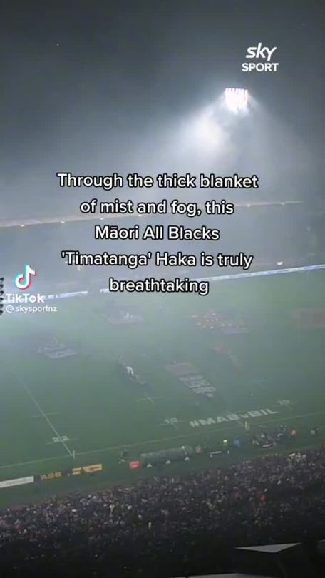 milf-ray-toro:māori all blacks haka from the other night….that fog is absolutely hitting the right vibes