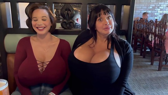 bigtitssmalltops:  superdumbbimbos2:Bimbo Buddies   Just having a good time. 
