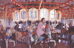 photodreams:  Maddie on the carousel - film