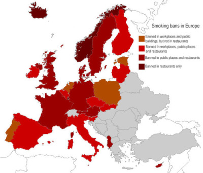 Smoking bans in Europe